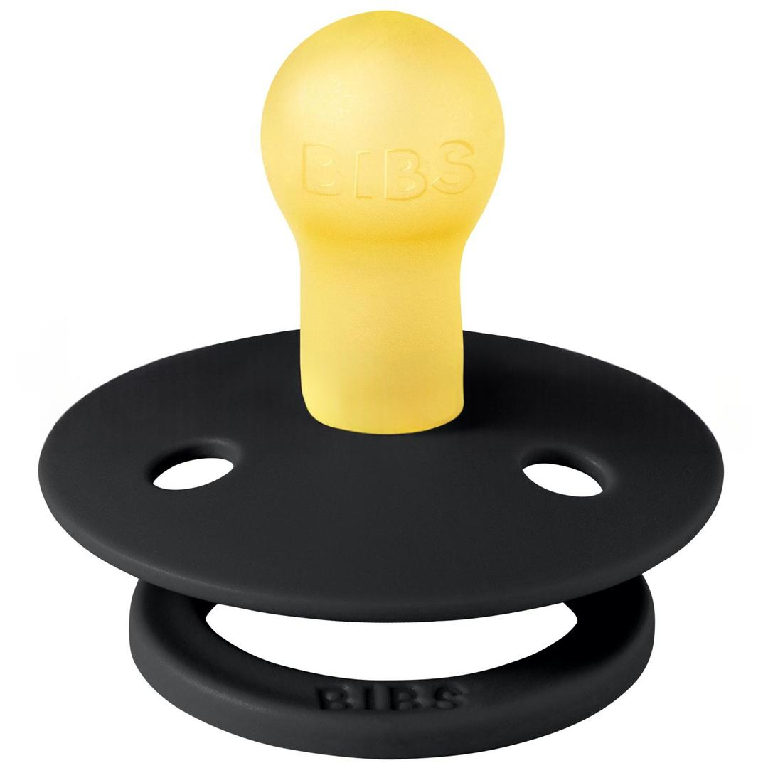 Bibs Colour Kauçuk 0-6 Ay Emzik - Black