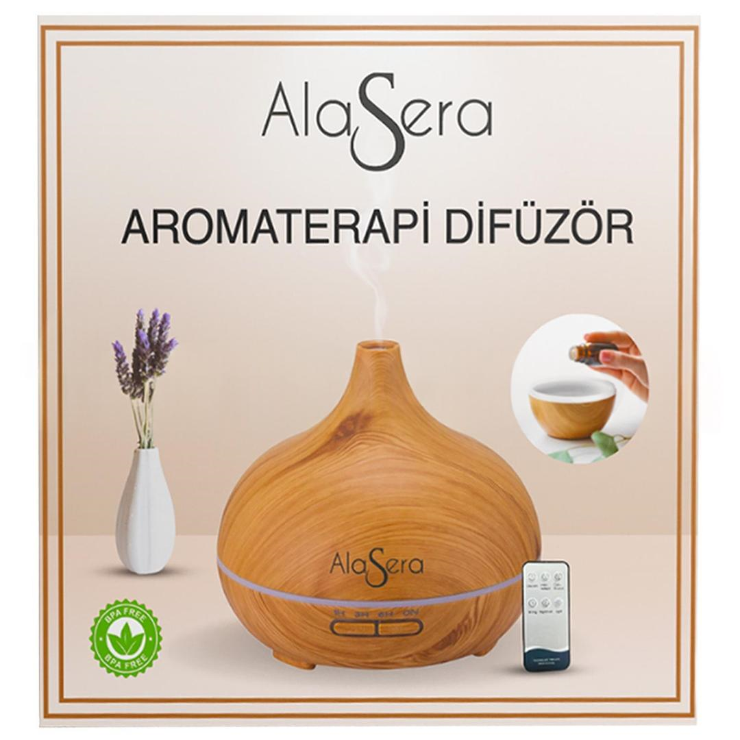 Alasera Aromaterapi Açık Ahşap Difüzör