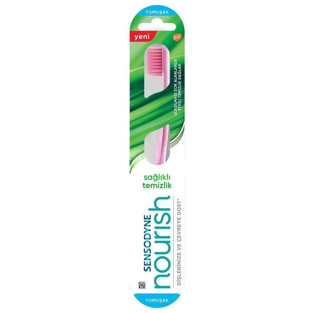 Sensodyne Nourish Sağlıklı Beyazlık Yumuşak Diş Fırçası Yeşil