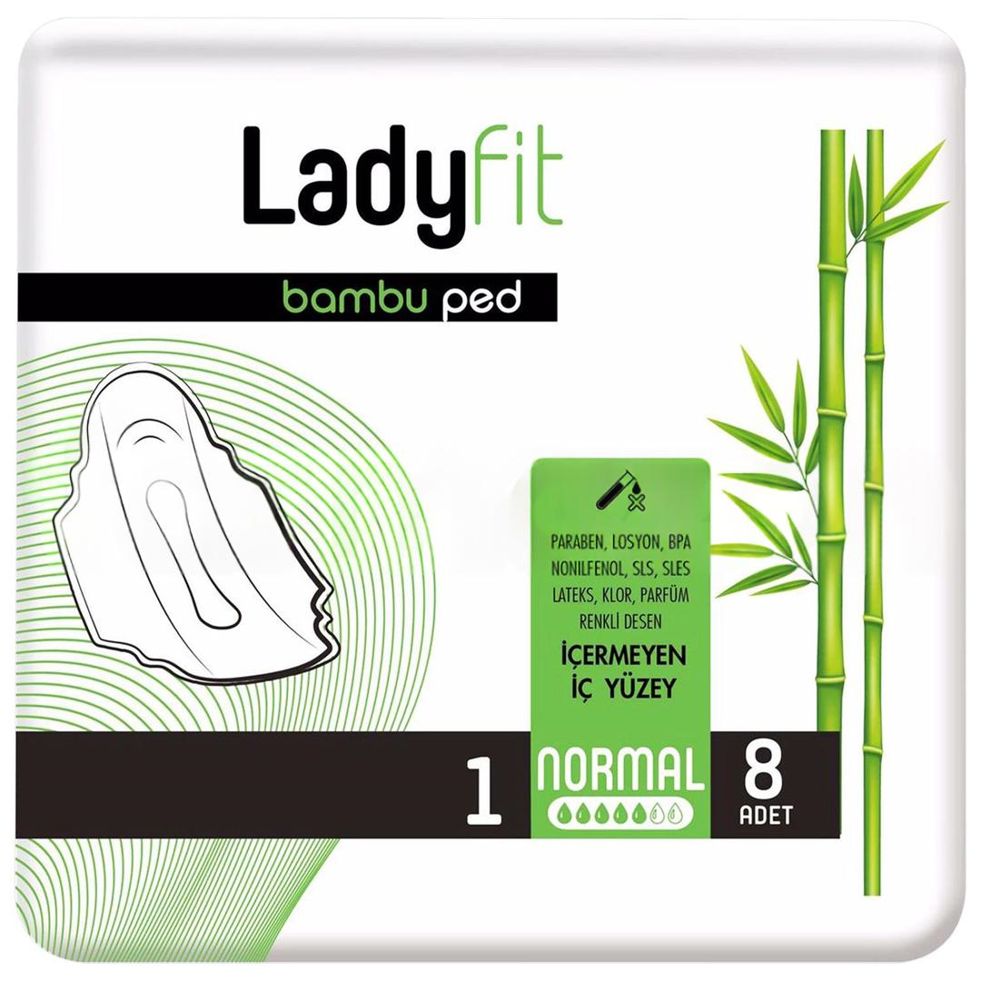 Ladyfit Bambu Ped Normal 8'li No: 1