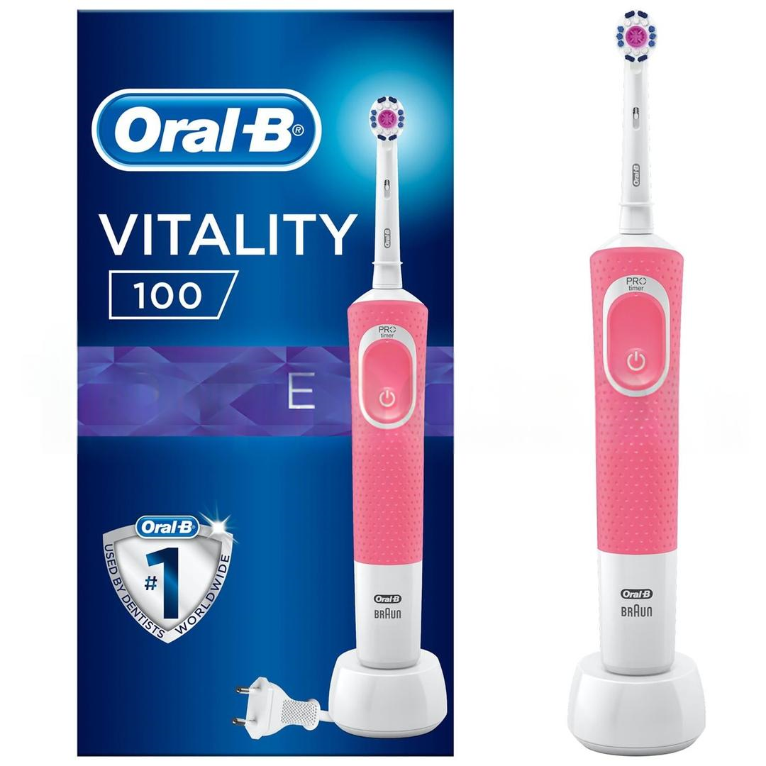 Oral-B Vitality 100 3D White Quadrant Timer Şarjlı Diş Fırçası