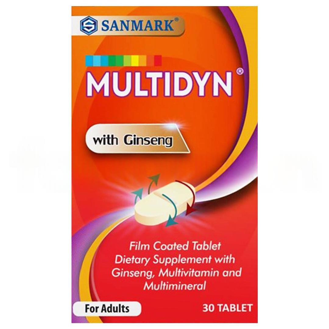 Sanmark Multidyn Ginseng Multivitamin Tablet 30'lu