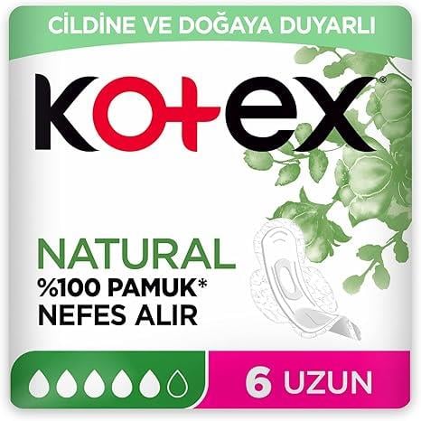 KOTEX NATURAL ULTRA SINGLE UZUN 6 lı
