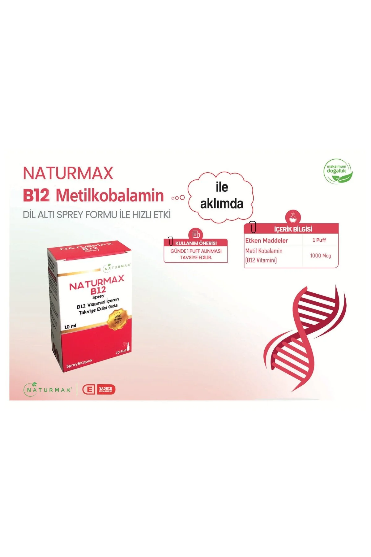 NATURMAX B12 SPRAY 10 ML