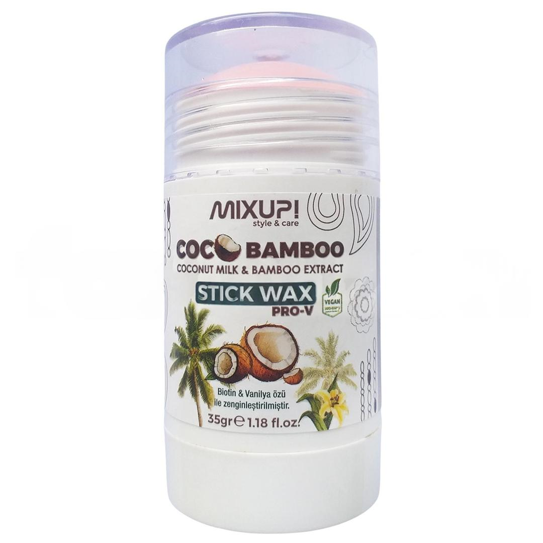 Mixup Hair Stick Wax Coco Bamboo Saç Şekillendirici Stick 35 gr
