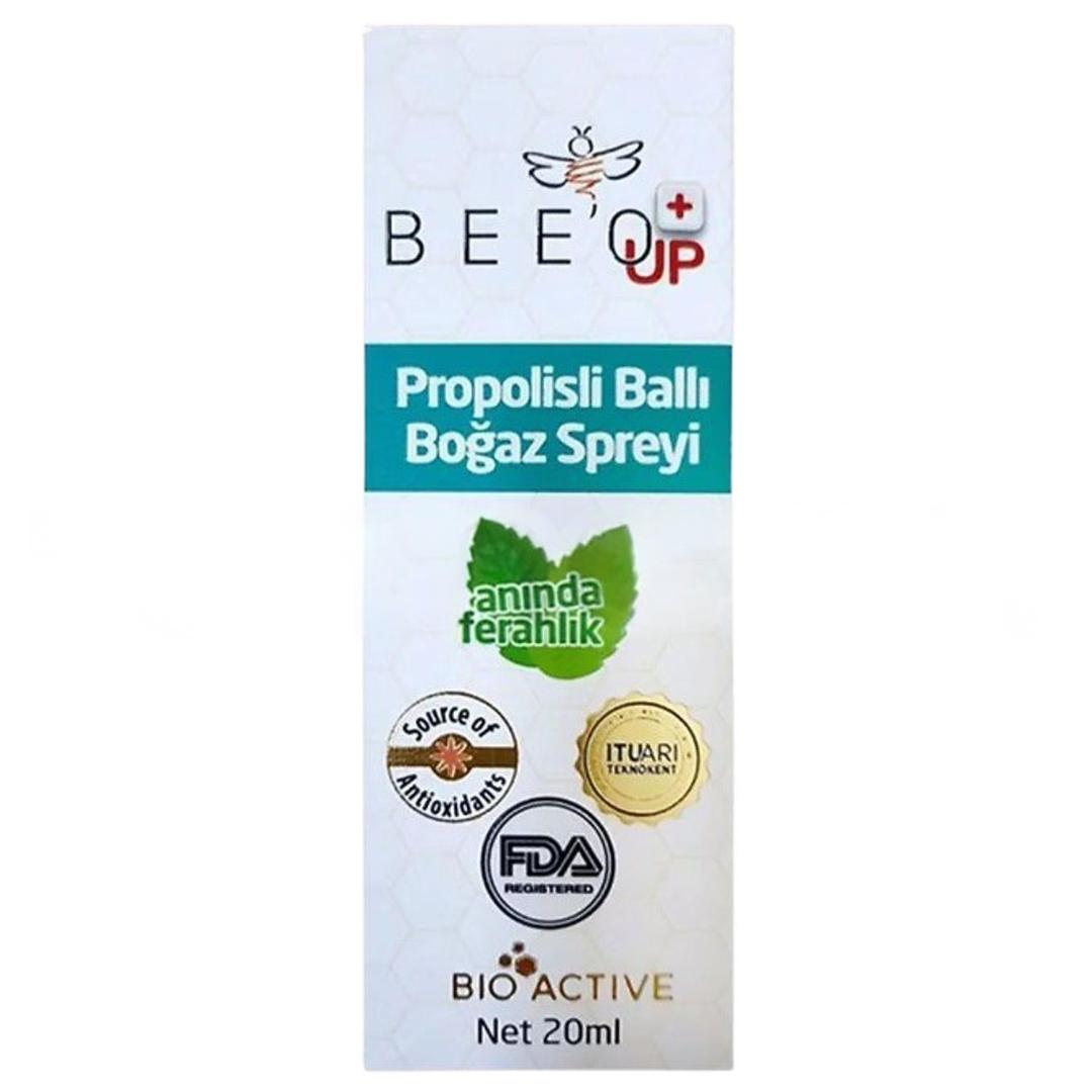 Bee'o Up Propolisli Ballı Boğaz Spreyi 20 ml