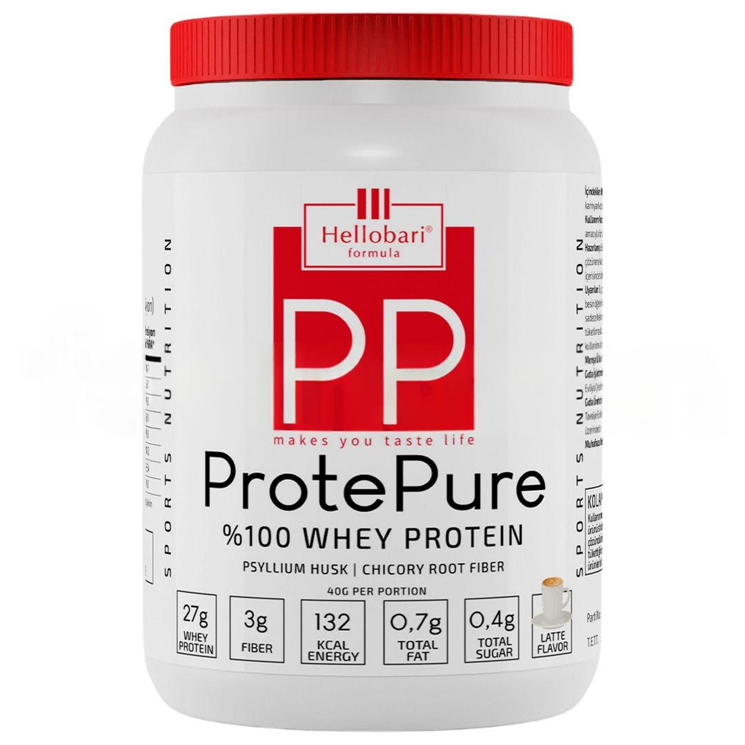 Hellobari Formula Protepure %100 Whey Protein Latte Aromalı 28 Porsiyon
