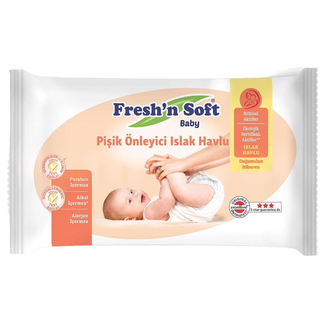 Fresh'n Soft Baby Pişik Önleyici Islak Havlu 40 Yaprak