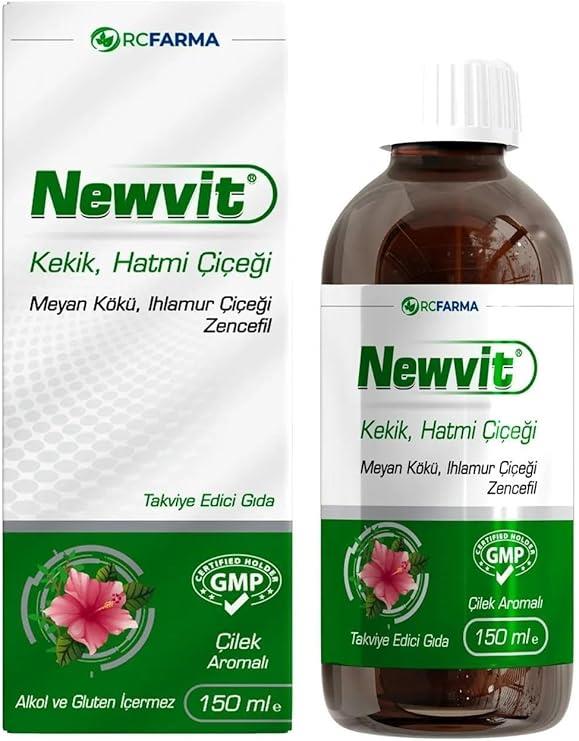 Newvit Kekik Hatmi Çiçeği 150 ml Şurup