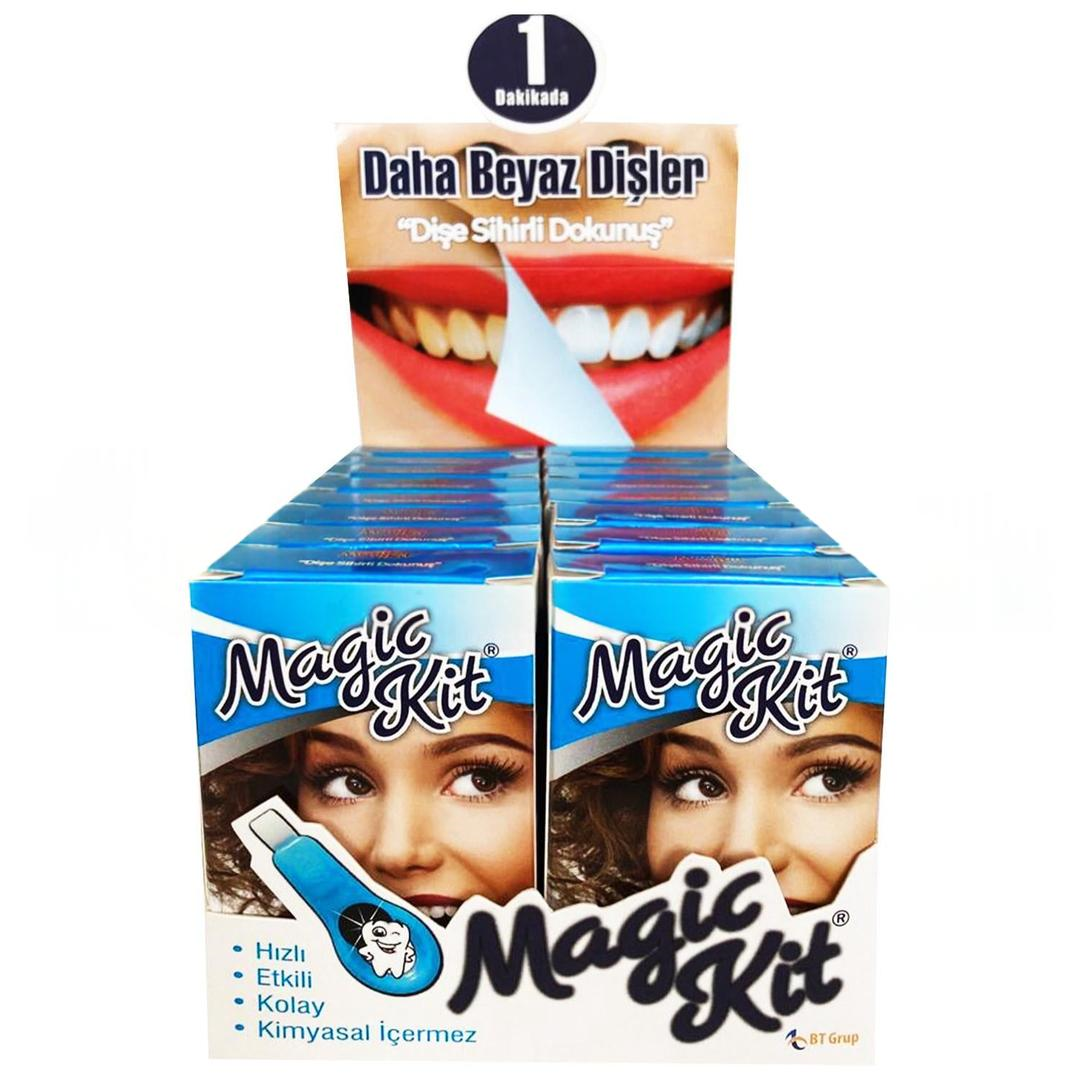 Magic Kit Diş Temizleme Kiti 1 Aparatlı + 5 Yedekli 16'lı Stant Box