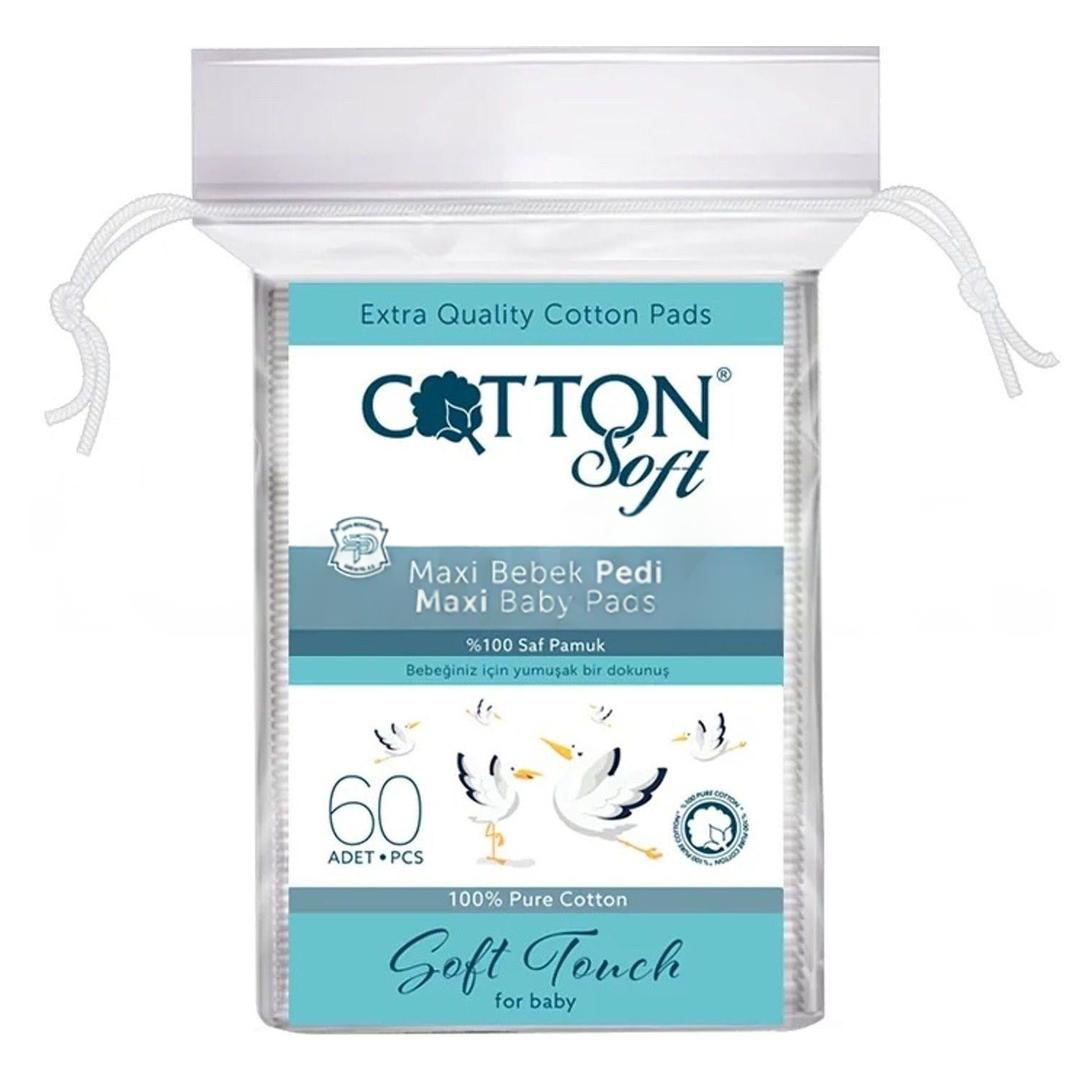 Cotton Soft Maxi Bebe Temizleme Pedi 60'lı