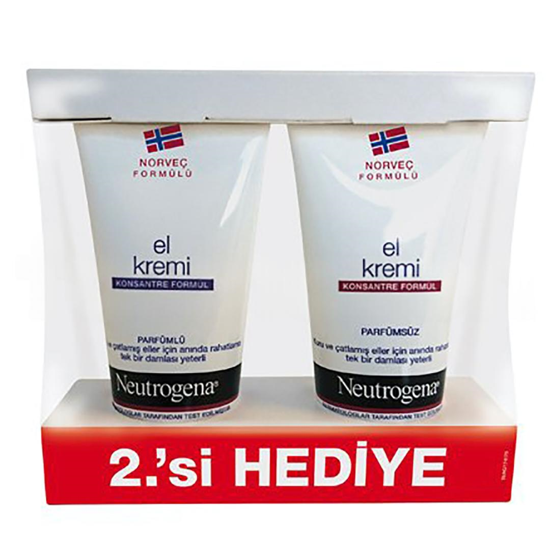 Neutrogena El Kremi Parfümlü 75 ml + Parfümsüz 75 ml