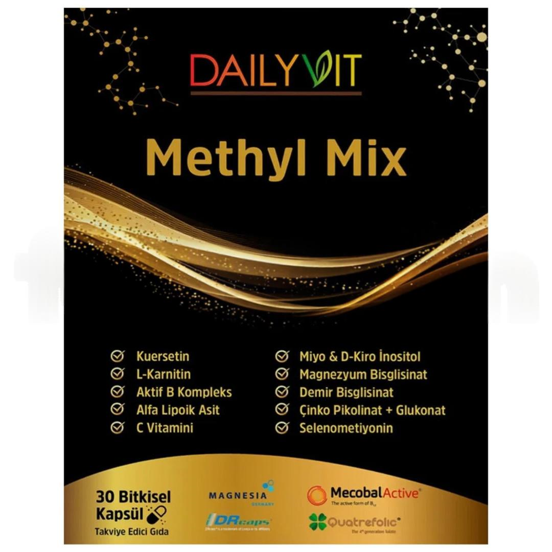 Dailyvit Methyl Mix 30 Bitkisel Kapsül