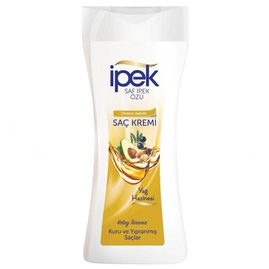 İpek Yağ Hazinesi Kuru ve Yıpranmış Saçlar İçin Saç Kremi 480 ml