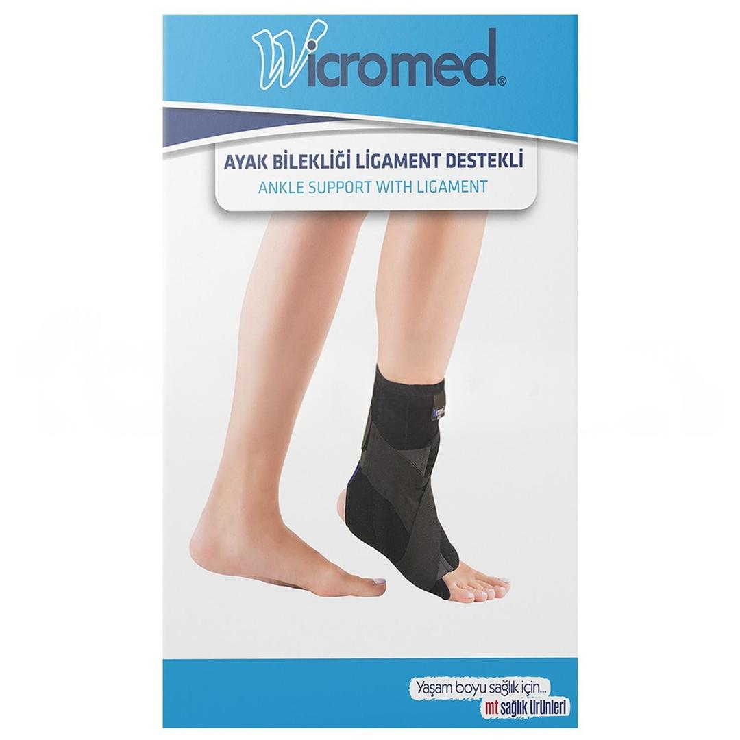Wicromed Neopren Ayak Bilekliği Ligament Destekli Çapraz Bantlı xxLarge
