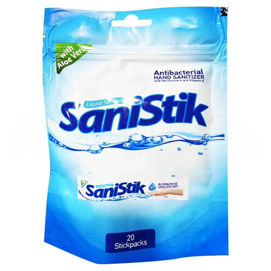 Sanistik Antibacterial Hand Sanitizer 20 Stickpacks