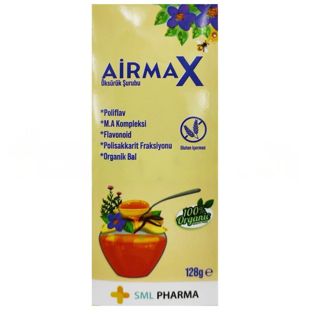 Airmax Organik Bal Öksürük Şurubu 128 gr