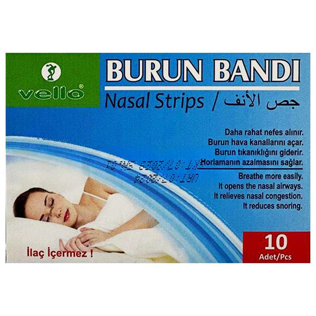 Vello Burun Bandı Nasal Strips Normal Boy 10 Adet