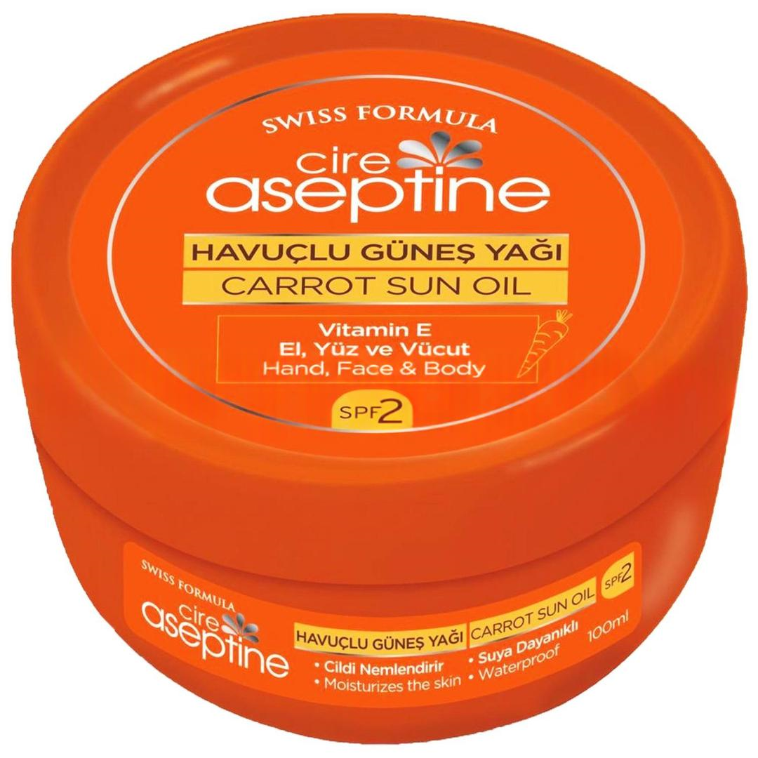 Cire Aseptine Sun Havuç Yağı Vazo 200 ml