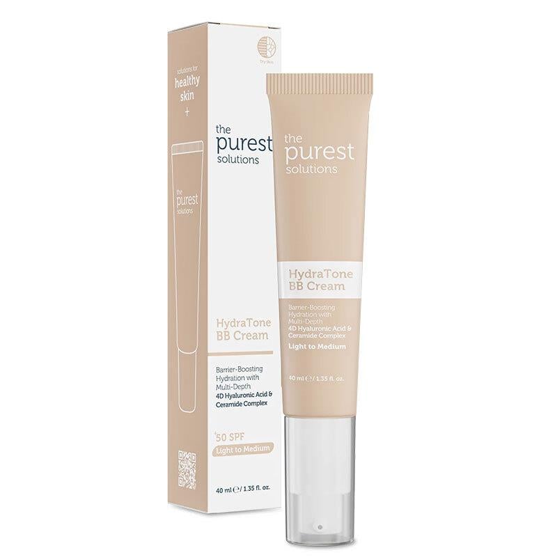 The Purest Solutions Kuru ve Karma Ciltler İçin Yoğun Nemlendirici BB Krem SPF 50+ 40 ml - Açık-Orta Ton