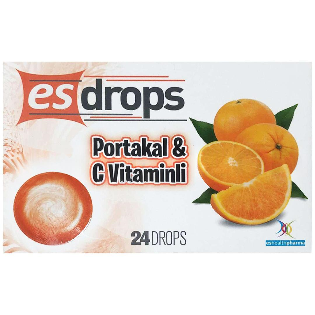 Esdrops Portakal C Vitaminli 24 Pastil