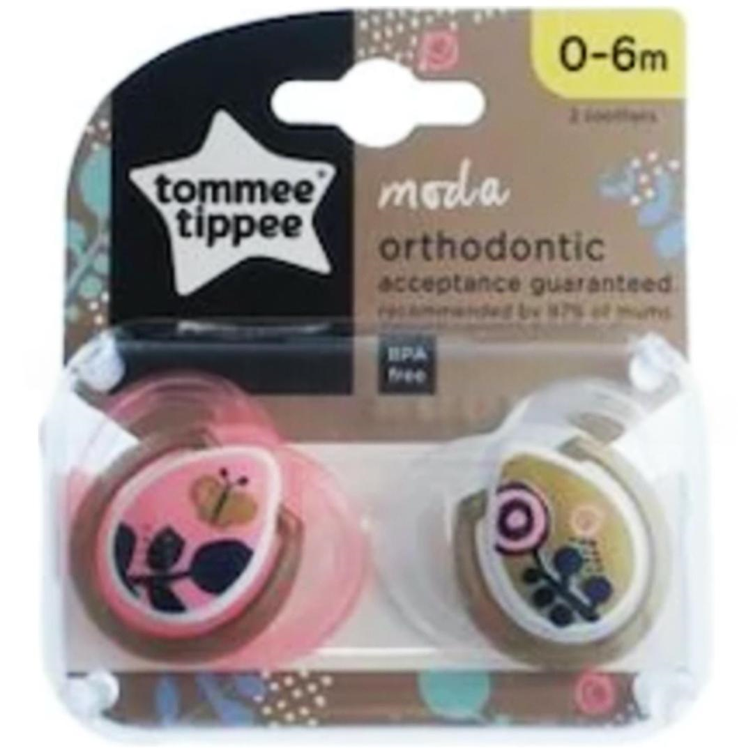 Tommee Tippee Moda Orthodontic 0-6 Ay Emzik 2'li