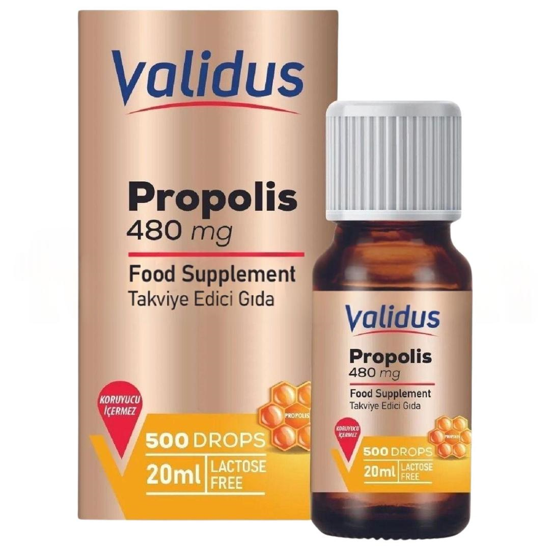Validus Propolis 480 mg Drops 20 ml