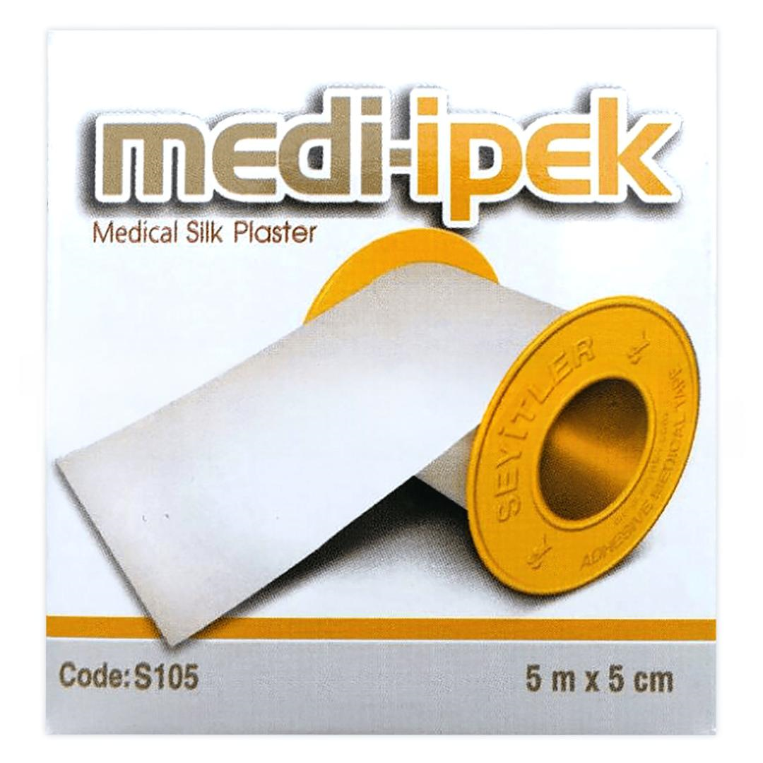 Medi-İpek Flaster İpek 5 cm × 5 m