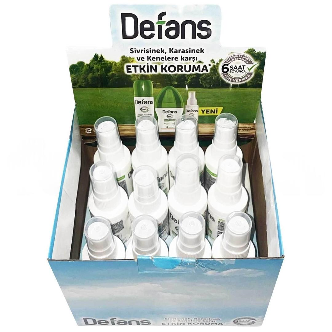 Defans Protect Sinek Kovucu Vücut Spreyi Stant 50 ml - 12 Adet