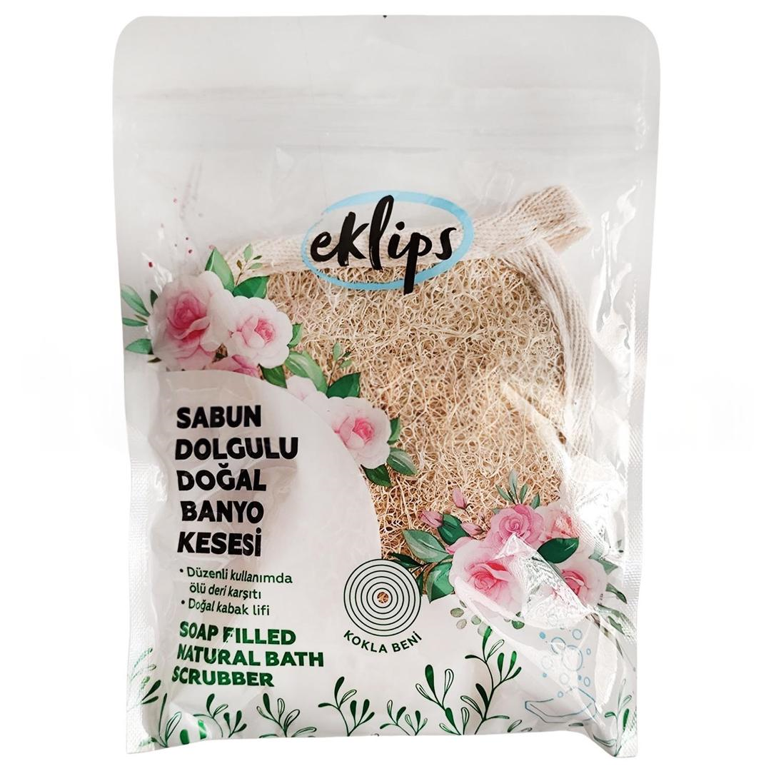 Eklips Sabun Dolgulu Doğal Banyo Kesesi