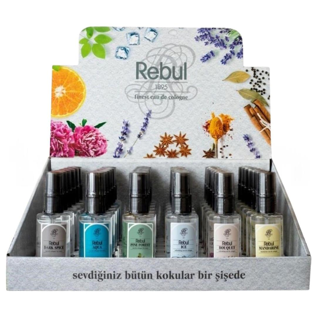 Rebul Karma Kolonya Standı Sprey 50 ml - 36'lı Stant