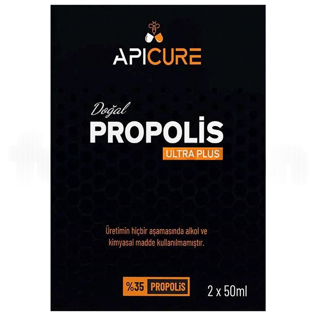 Apicure Doğal Propolis % 35'lik Ultra Plus Damla 50 ml 2'li