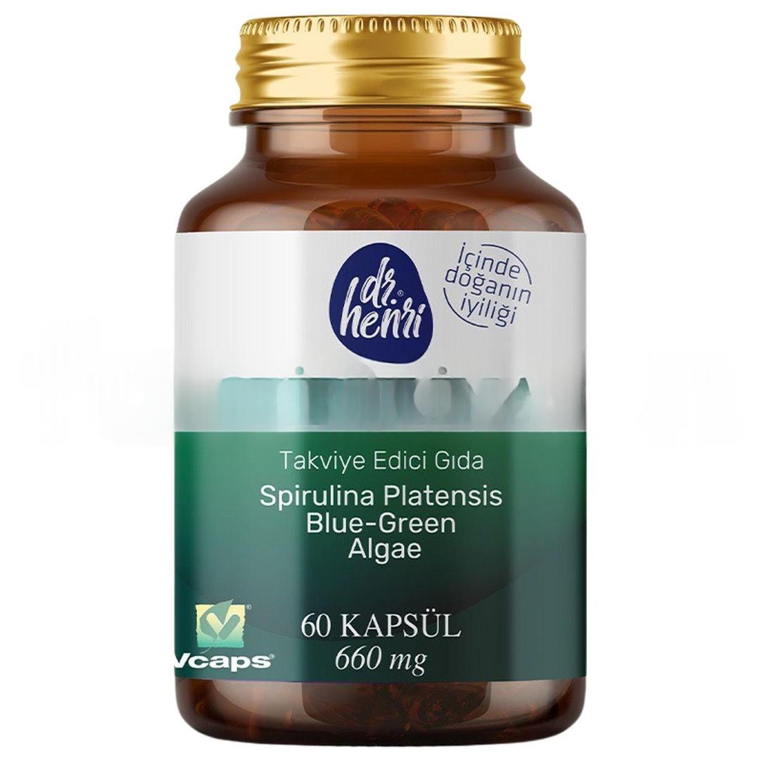 Dr. Henri Spirulina 660 mg 60 Kapsül