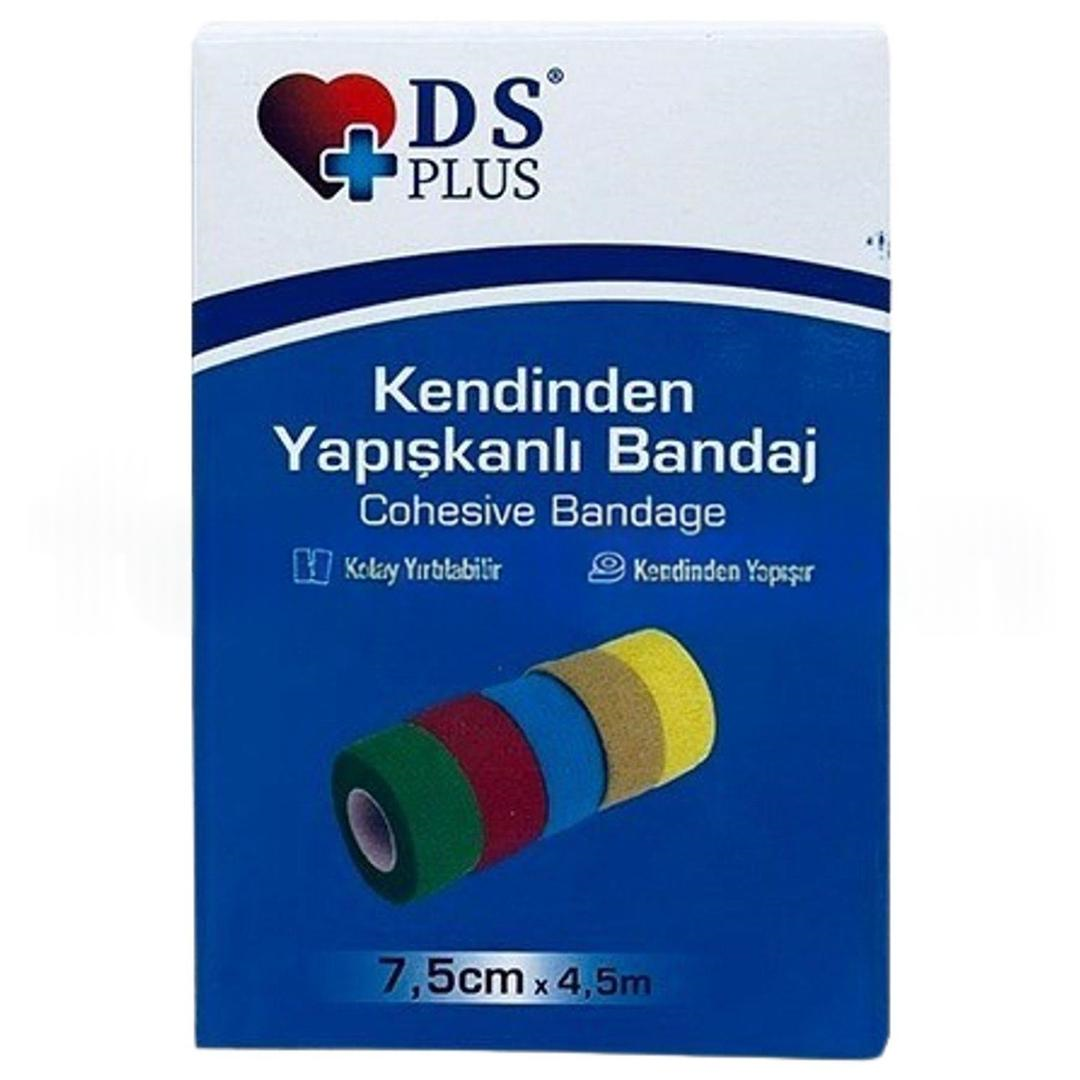 Ds Plus Coban Bandaj 7,5 cm x 4,5 m - Mavi