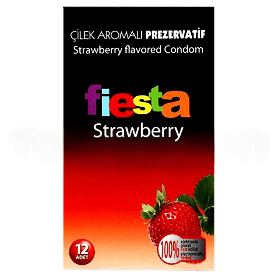 Fiesta Strawberry Prezervatif 12 Adet