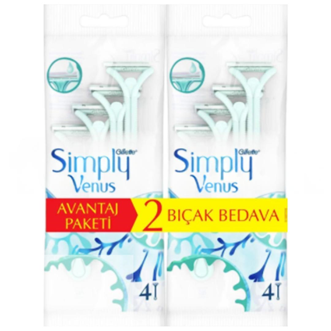 Venüs Simply 4'lü Bıçak 2'li