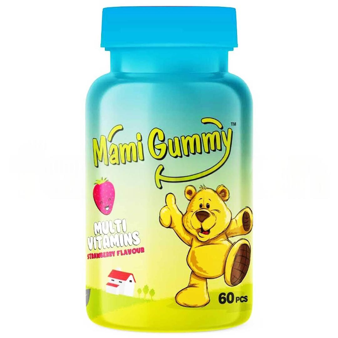 Mami Gummy Multivitamin Çilek 60 Tablet