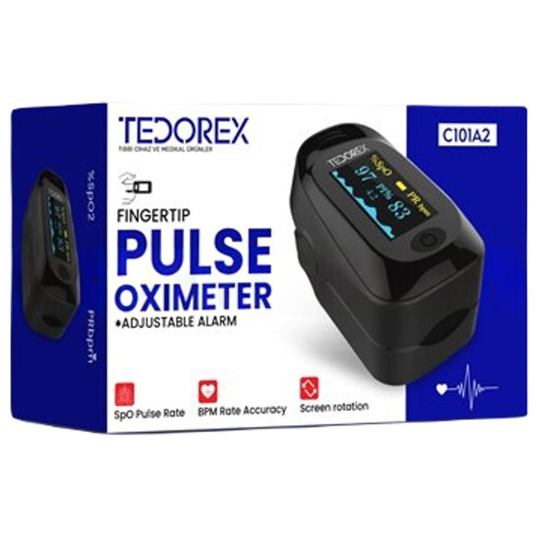 Tedorex Nabız Oksimetresi Ayarlanabilir Alarm C101a2