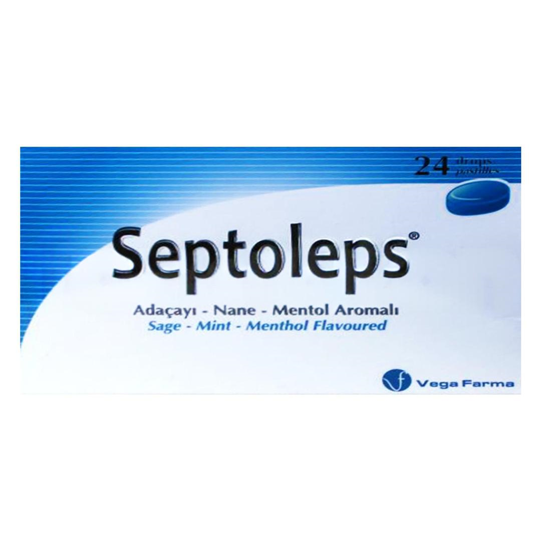 Septoleps Adaçayı Nane Mentol Aromalı Pastil 24'lü