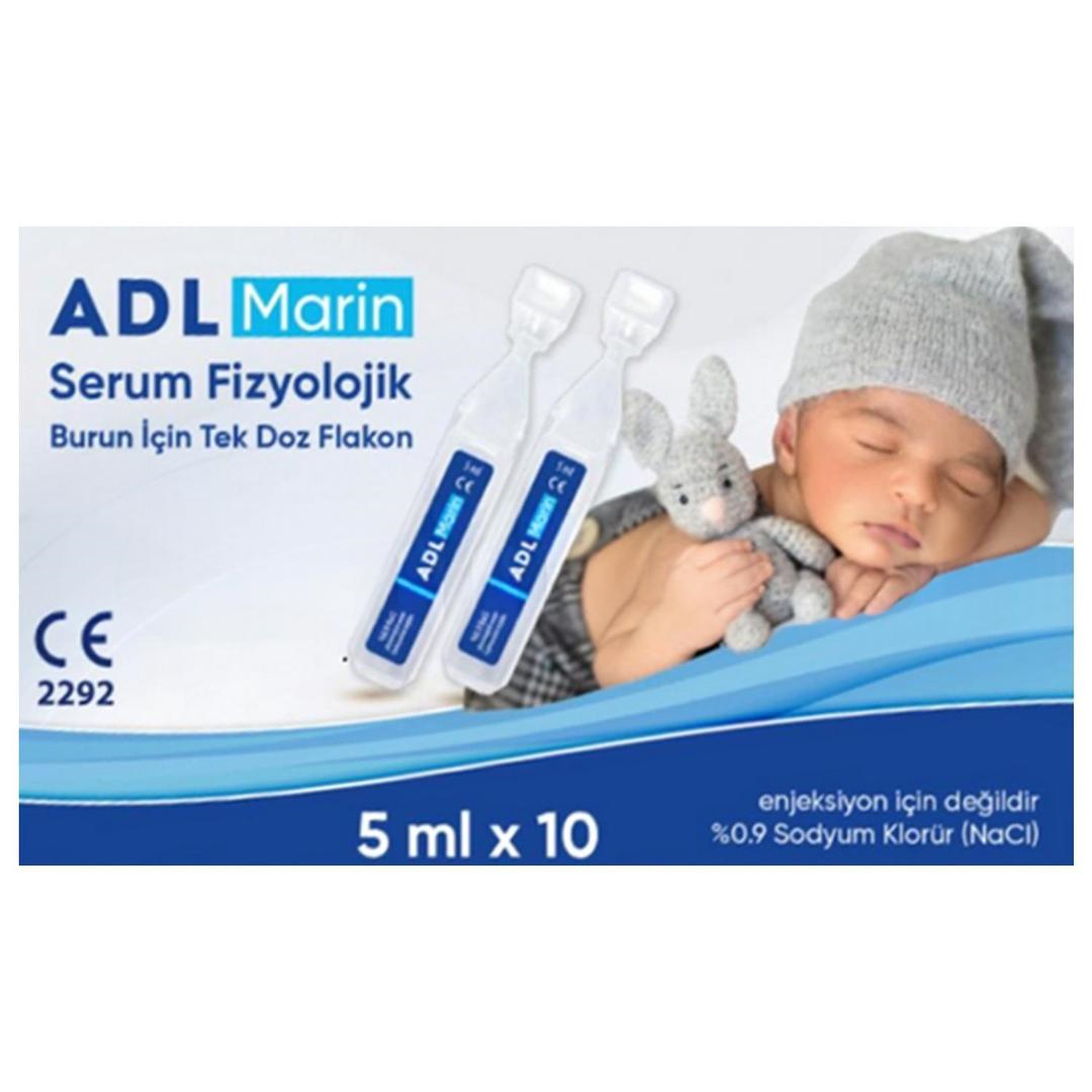 Adl Marin Serum Fizyolojik 5 ml 10'lu