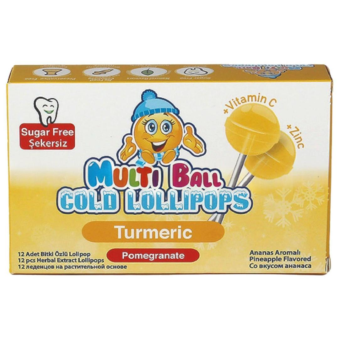 Multiball Cold Lolipop Turmeric 12'li