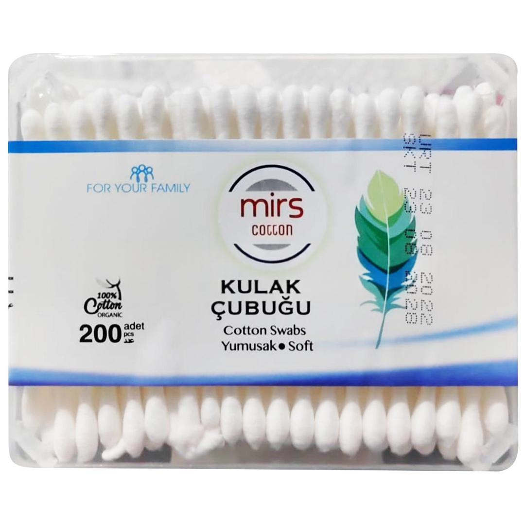 Mirs Kulak Çubuğu Kare Kutu 200'lü