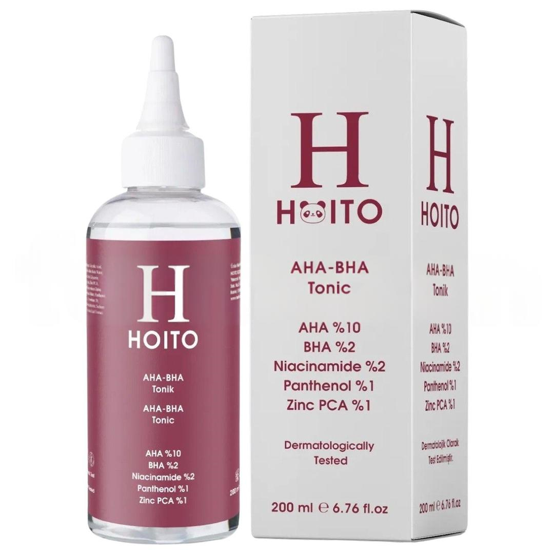Hoito Aha Bha Tonik Akne Karşıtı Leke Karşıtı Gözenek Sıkılaştırıcı Tonik 200 ml