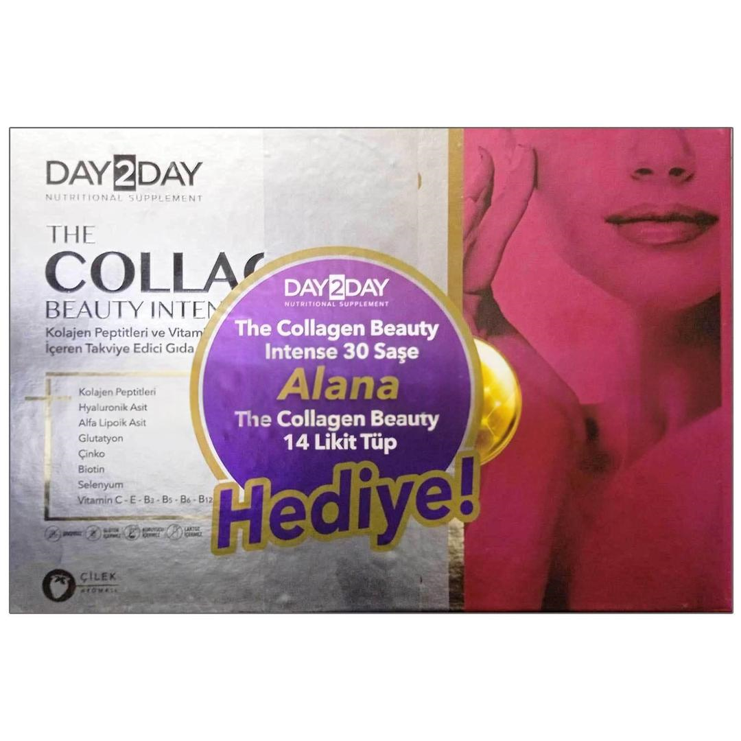 Day2day The Collagen Beauty Intense 30 Şase + The Colagen Beauty Likit Tüp 14'lü Hediye