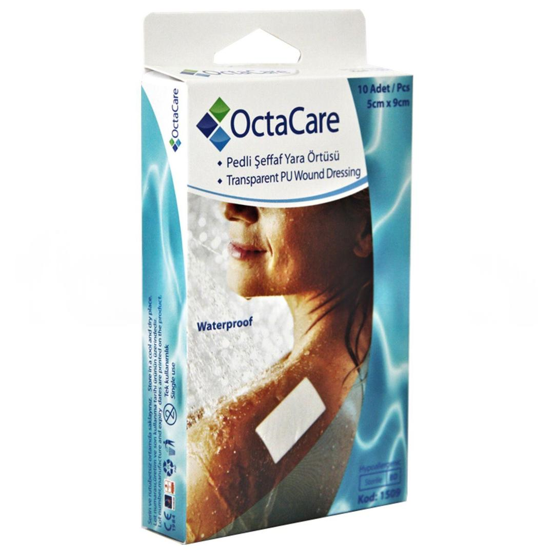 Octacare Şeffaf PU Film Yara Örtüsü 5 x 9 cm - 10 Adet