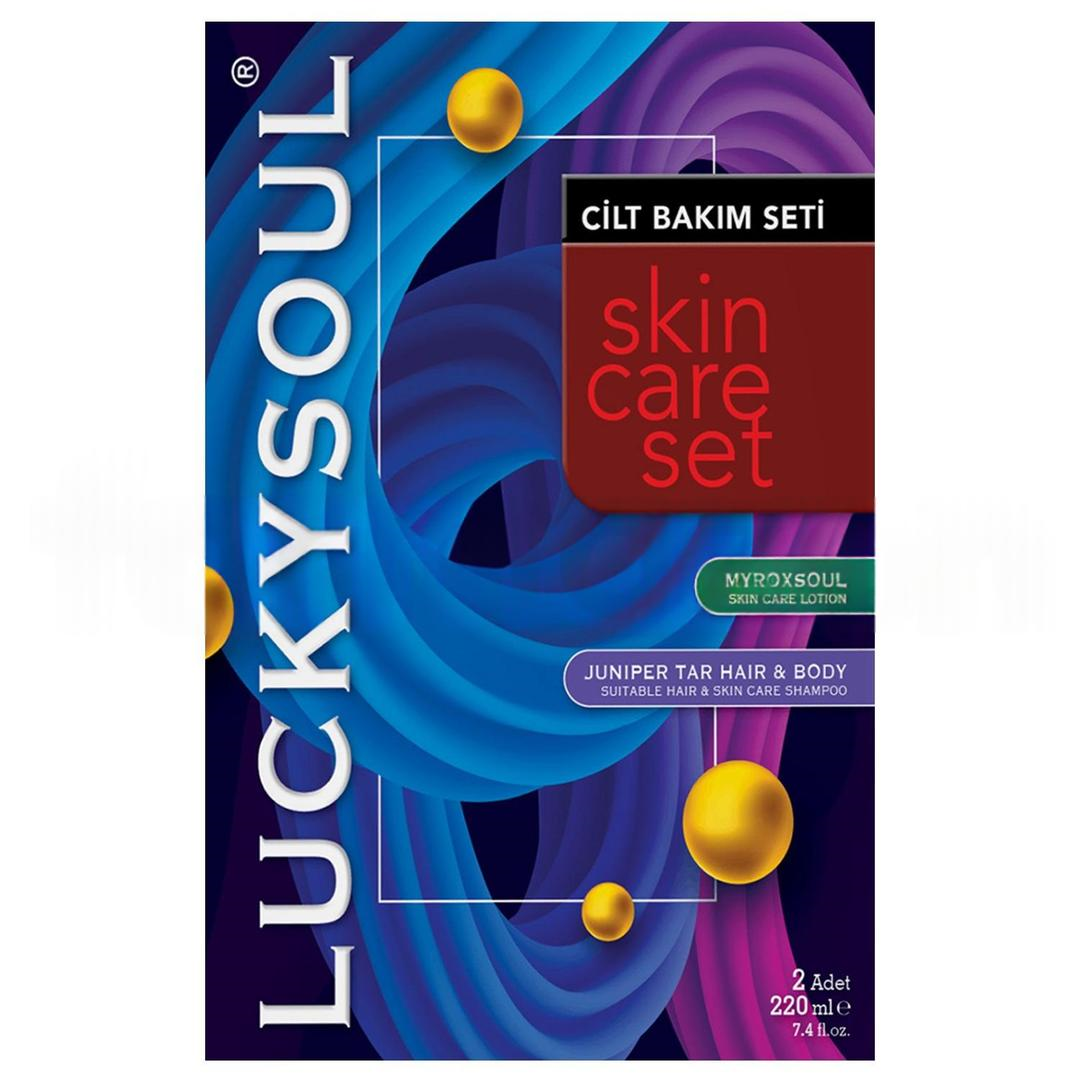 Luckysoul Cilt Bakım Uyuz Seti - Şampuan 220 ml + Vücut Losyonu 220 ml