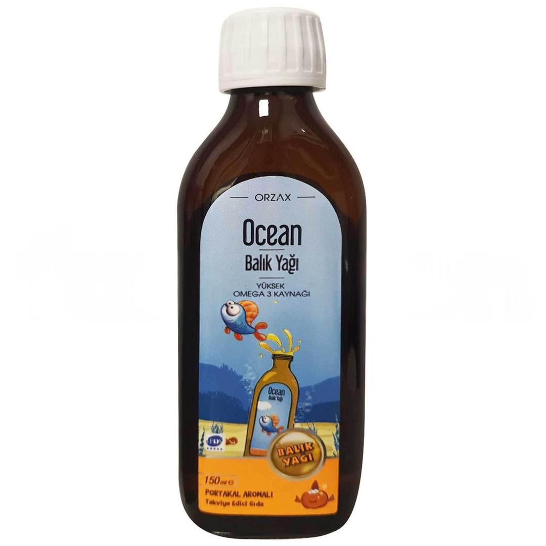 Ocean Omega 3 Portakallı Şurup 150 ml - Kutusuz