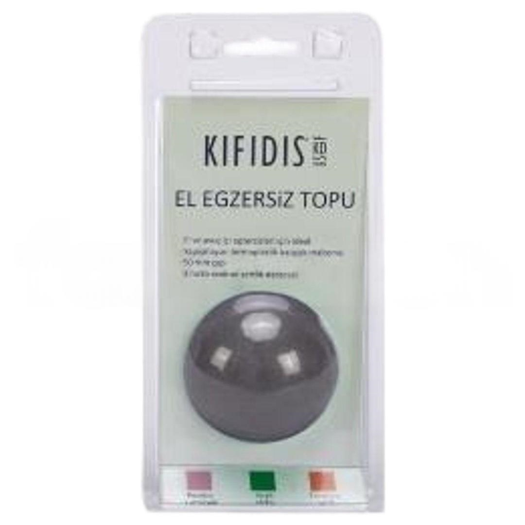 Kifidis El Terapi Egzersiz Topu Sert Siyah