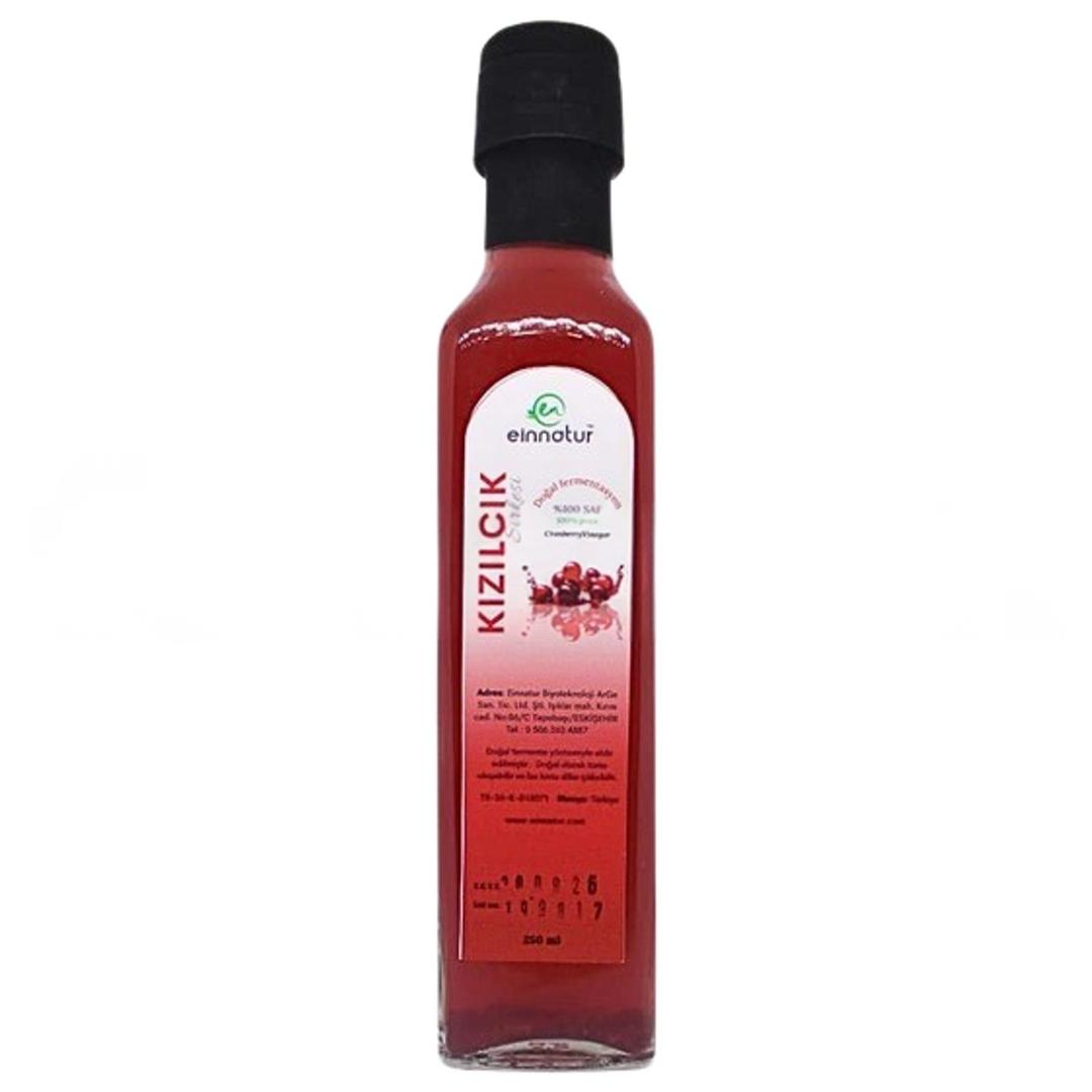 Einnatur Doğal Fermente Kızılcık Sirkesi 250 ml