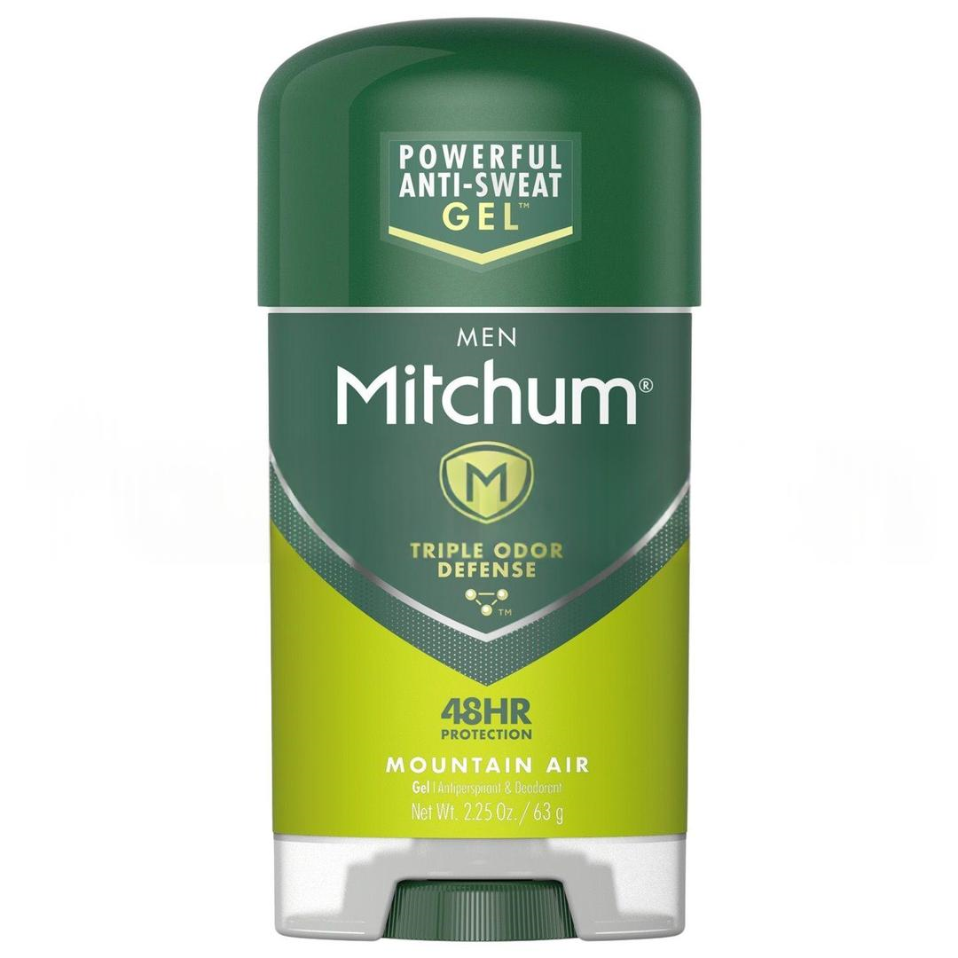 Mitchum Triple Odor Defense Mountain Air Anti-Perspirant 48Hr Erkek Gel Deodorant 2.25 Oz 63 gr